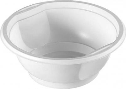 Миска одноразовая пластиковая Эконом 600 мл белая (50 штук в упаковке) – фото 4