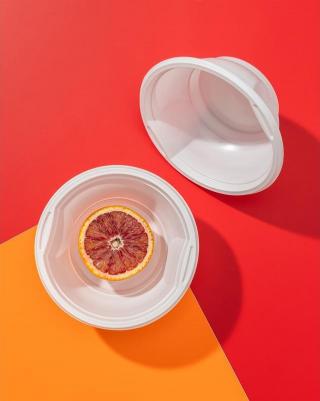 Миска одноразовая пластиковая Эконом 600 мл белая (50 штук в упаковке) – фото 9