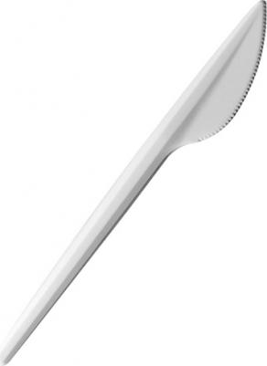 Нож одноразовый Стандарт белый 165 мм 100 штук в упаковке – фото 13