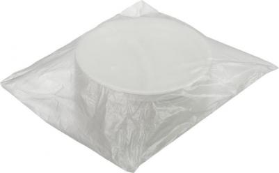 Тарелка одноразовая пластиковая 2-х секционная 220 мм белая 100 штук в упаковке Стандарт – фото 3