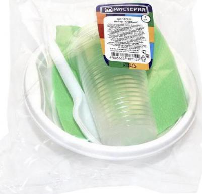 Набор одноразовый для пикника на 6 персон – фото 4