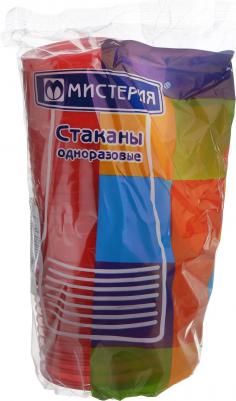 Стакан одноразовый красный 200 мл 12 штук – фото 1