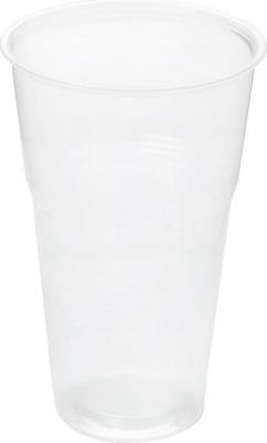 Стаканы одноразовые, 500 мл, 12 шт., прозрачные