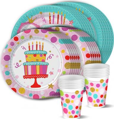 Набор одноразовой посуды Тортик 4690241268381