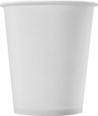 Одноразовые стаканы, 250 мл, комплект 50 штук, бумажные, однослойные, белые, холодное, горячее – фото 5