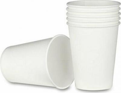 Одноразовые стаканы, 250 мл, комплект 50 штук, бумажные, однослойные, белые, холодное, горячее – фото 10