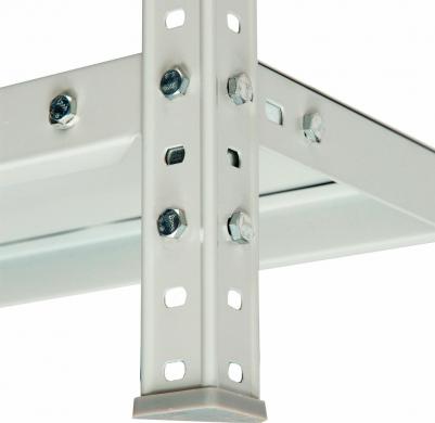 Стеллаж металлический " MS KD-185/30-4", 1850х1000х300 мм, 4 полки, сборная стойка – фото 7