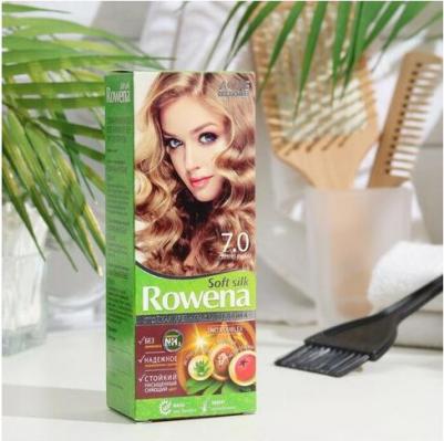 Rowena Soft Silk Краска для волос т7.0 Светло - Русый Комплект 2 шт – фото 2