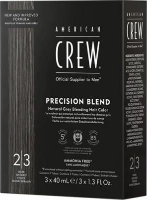 Краска для седых волос Precision Blend, 3x40 мл, 3x40 мл, Темный натуральный 2/3