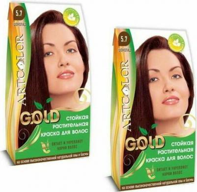 Краска для волос Gold 107 - Шоколад – фото 1