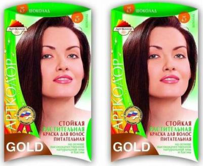 Краска для волос Gold 107 - Шоколад – фото 6
