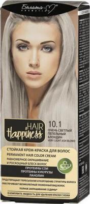 Краска для волос Крем HAIR HAPPINESS Стойкая тон №10.1 Очень светлый пепельный блондин