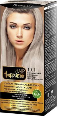 Краска для волос Крем HAIR HAPPINESS Стойкая тон №10.1 Очень светлый пепельный блондин – фото 3