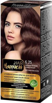 Краска для волос Крем HAIR HAPPINESS Стойкая тон №6.25 Темно русый – фото 2