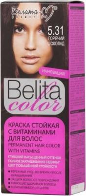 Стойкая краска с витаминами для волос 5.31 Горячий шоколад – фото 4