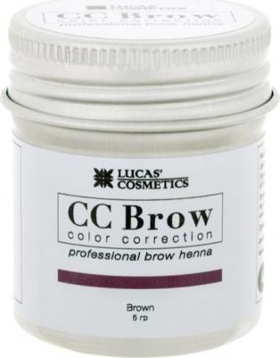 Хна для бровей (brown) в баночке (коричневый), 5 гр