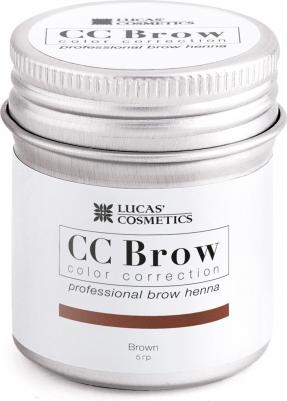 Хна для бровей (brown) в баночке (коричневый), 5 гр – фото 4