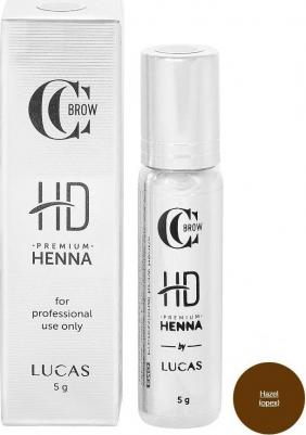 Lucas' Cosmetics, Хна для бровей Premium, Hazel, в баночке, 5 г – фото 2