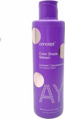 Anti-Yellow Color Shade Balsam for Blond & Blonded Hair Caramel Blond Effect Оттеночный бальзам эффект Карамельный блонд 300 мл – фото 2