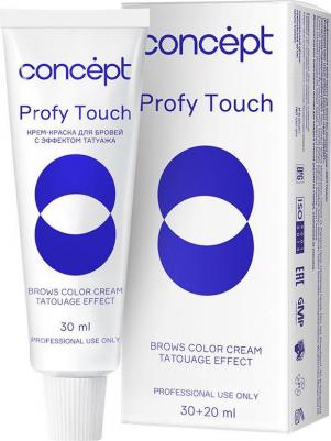 Краска для бровей Profy Touch Эффект татуажа Черный 30+20 мл – фото 1