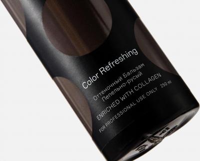 Оттеночный бальзам, обогащенный коллагеном "Пепельно-русый", 250 мл – фото 6