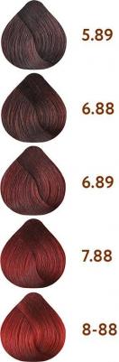 ДТ 8-88 крем-краска стойкая для волос, светло-русый интенсивный красный / Delight TRIONFO 60 мл – фото 4