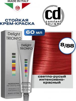 ДТ 8-88 крем-краска стойкая для волос, светло-русый интенсивный красный / Delight TRIONFO 60 мл – фото 8