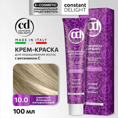Крем краска с витамином С Crema Colorante Vit C, 100 мл, Д 10/0 светлый блондин натуральный, 100 мл – фото 4