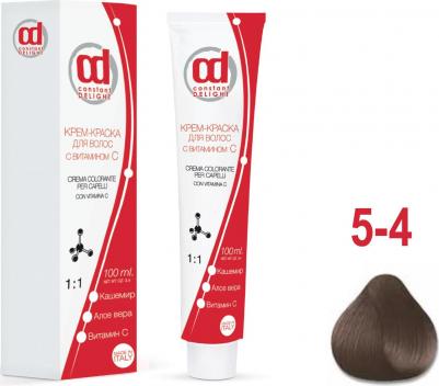 Крем краска с витамином С Crema Colorante Vit C, 100 мл, Д 5/4 светло-коричневый бежевый, 100 мл