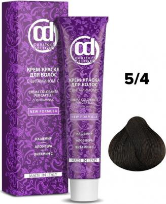 Крем краска с витамином С Crema Colorante Vit C, 100 мл, Д 5/4 светло-коричневый бежевый, 100 мл – фото 6