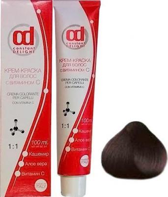 Крем краска с витамином С Crema Colorante Vit C, 100 мл, Д 6/0 темно-русый натуральный, 100 мл – фото 3