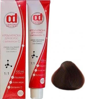 Крем краска с витамином С Crema Colorante Vit C, 100 мл, Д 6/62 темно-русый шоколадно-пепельный, 100 мл – фото 6