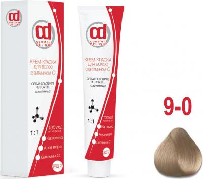 Крем краска с витамином С Crema Colorante Vit C, 100 мл, Д 9/0 блондин натуральный, 100 мл – фото 2