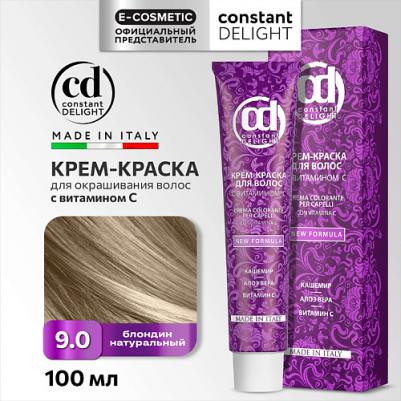 Крем краска с витамином С Crema Colorante Vit C, 100 мл, Д 9/0 блондин натуральный, 100 мл – фото 5