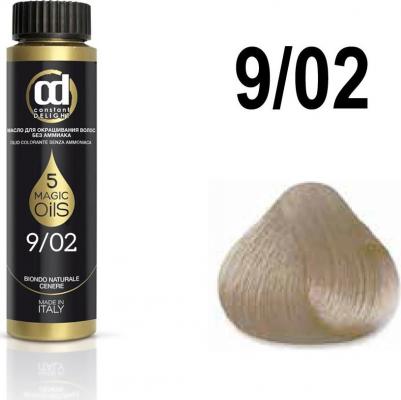 Масло для окрашивания волос Olio Colorante, 50 мл, 9.02 экстра светло-русый натуральный пепельный, 50 мл – фото 5