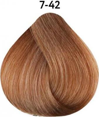 Стойкая крем-краска для волос Delight Trionfo, 60 мл, 7-42 Средний русый бежевый пепельный, 60 мл – фото 7