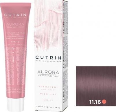 Крем-краска для волос 11.16 Чистый перламутровый блондин, AURORA 60 мл – фото 2