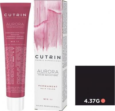 Крем-краска для волос 4.37G Коричневое золотое дерево, AURORA 60 мл – фото 7