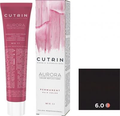 Крем-краска для волос 6.0 Темный блондин, AURORA 60 мл – фото 6