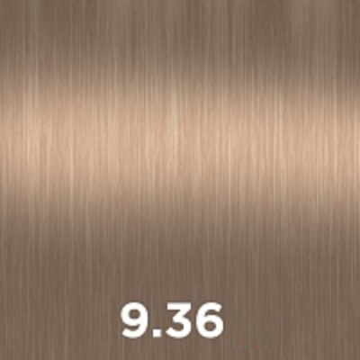 Крем-краска для волос 9.36 Очень светлый золотой песок, AURORA 60 мл – фото 2