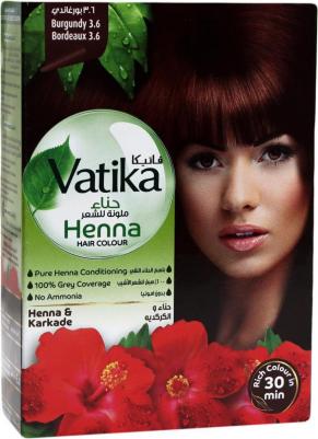 Vatika Henna BURGUNDY 3.6, 60 г – фото 5