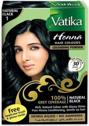 Vatika Henna NATURAL BLACK 1, 60 г – фото 1