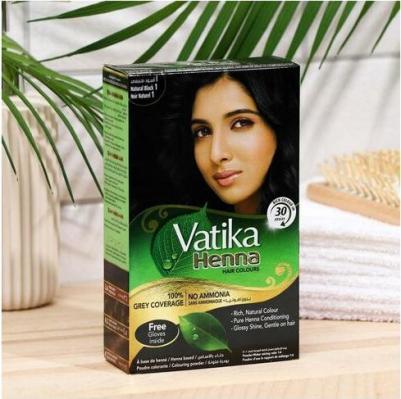 Vatika Henna NATURAL BLACK 1, 60 г