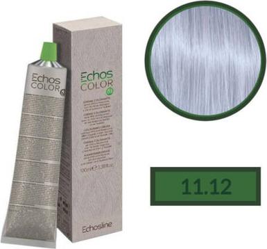 Крем-краска ECHOSCOLOR для окрашивания волос 11.12 насыщенная ледяная платина 100 мл – фото 1