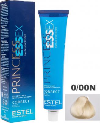 0/00N краска для волос, нейтральный / ESSEX Princess Correct 60 мл – фото 8