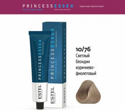 10/76 краска для волос, светлый блондин / ESSEX Princess 60 мл