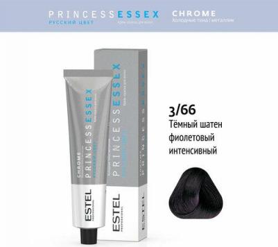 3/0 краска для волос, темный шатен / ESSEX Princess 60 мл – фото 15