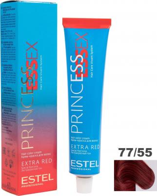77/55 краска для волос, страстная кармен / ESSEX Princess Extra Red 60 мл – фото 3