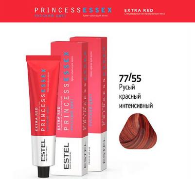 77/55 краска для волос, страстная кармен / ESSEX Princess Extra Red 60 мл – фото 5