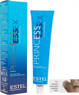 9/1 краска для волос, блондин пепельный / ESSEX Princess 60 мл – фото 18